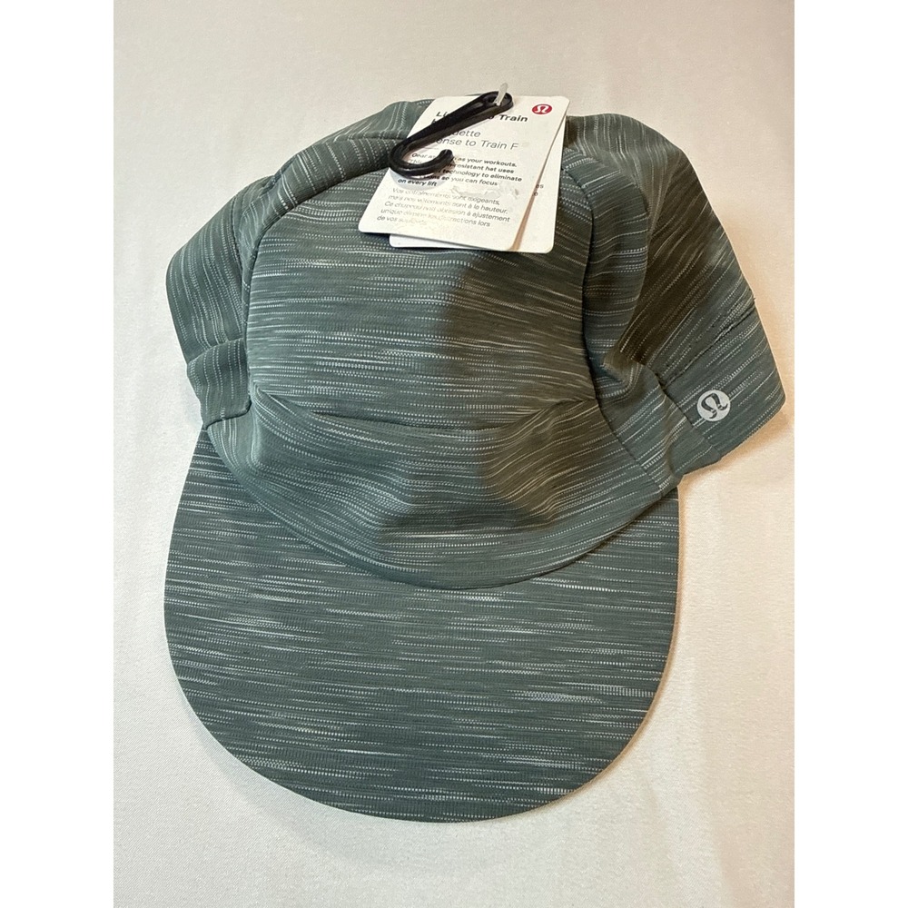 Lululemon License to Train Hat Green Space Dye LW9DNUS Training Cap S/M NEW